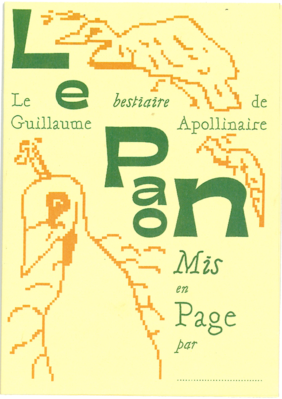 Image du projet Le bestiaire de Guillaume Apollinaire